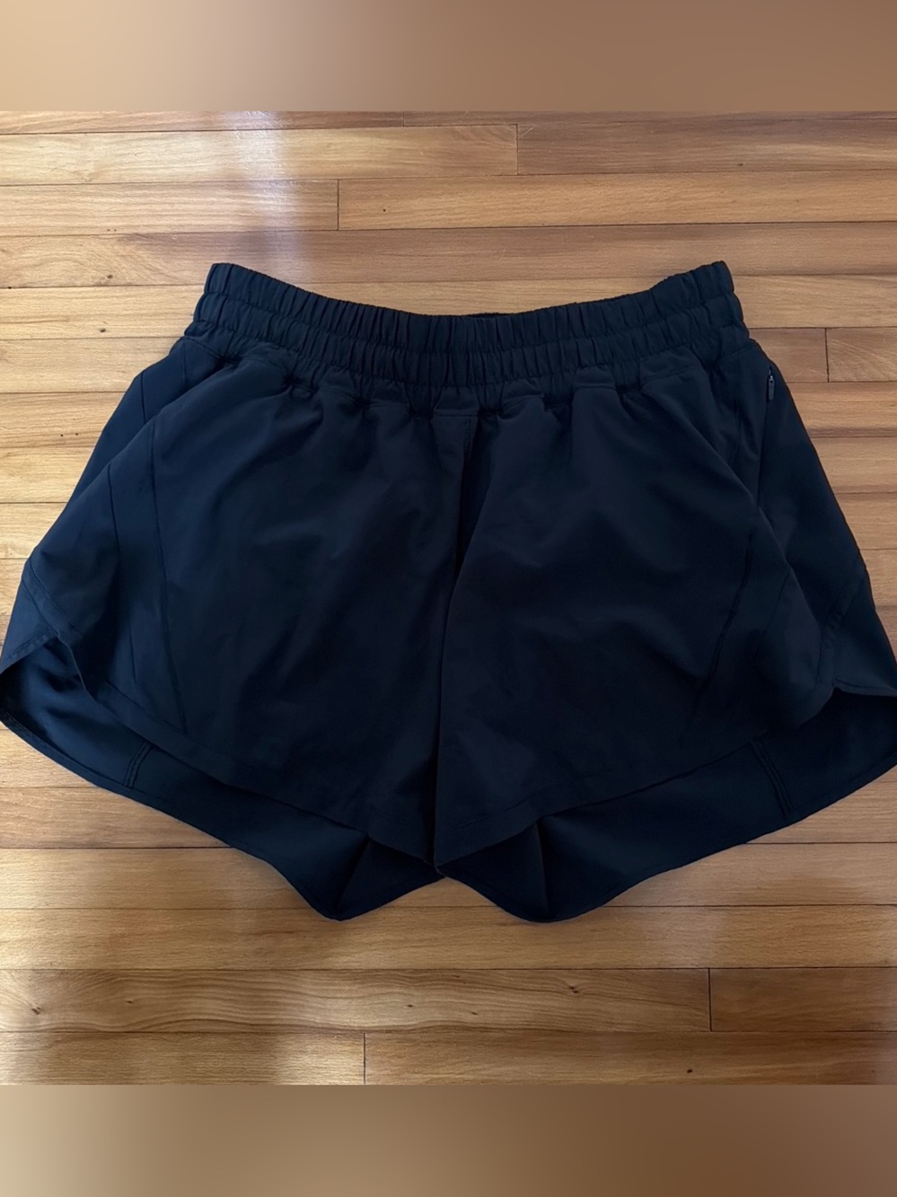 lululemon athletica Black Athletic Shorts with Elastic Waist